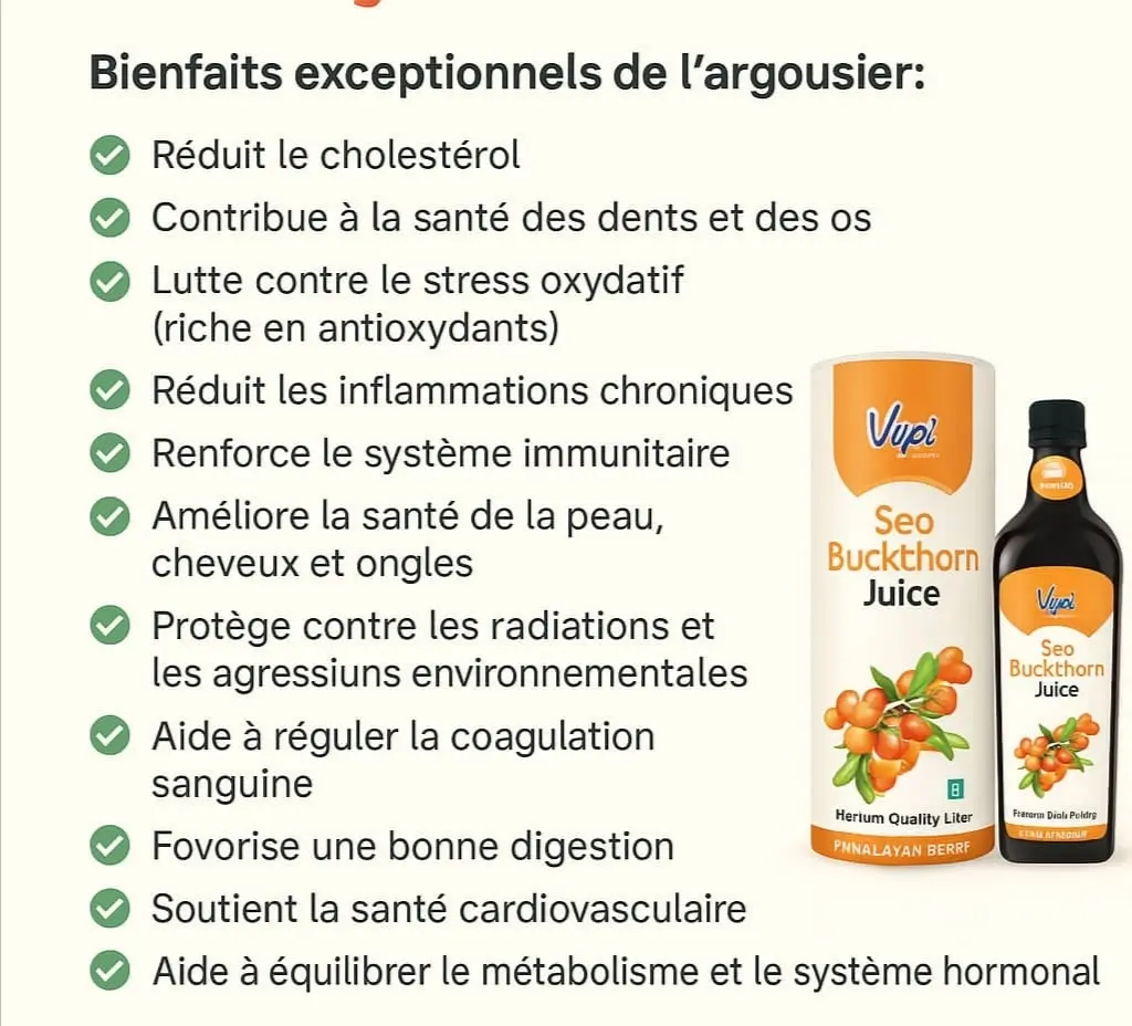 Jus d’Argousier Bio