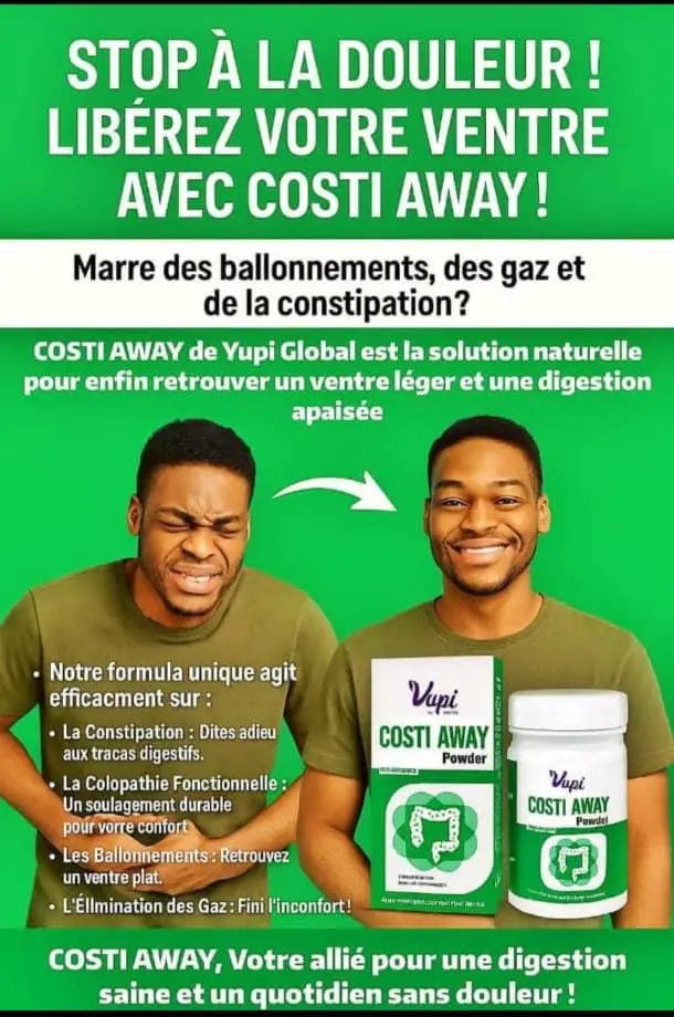 Poudre Costi Away – Détox, digestion & transit sain