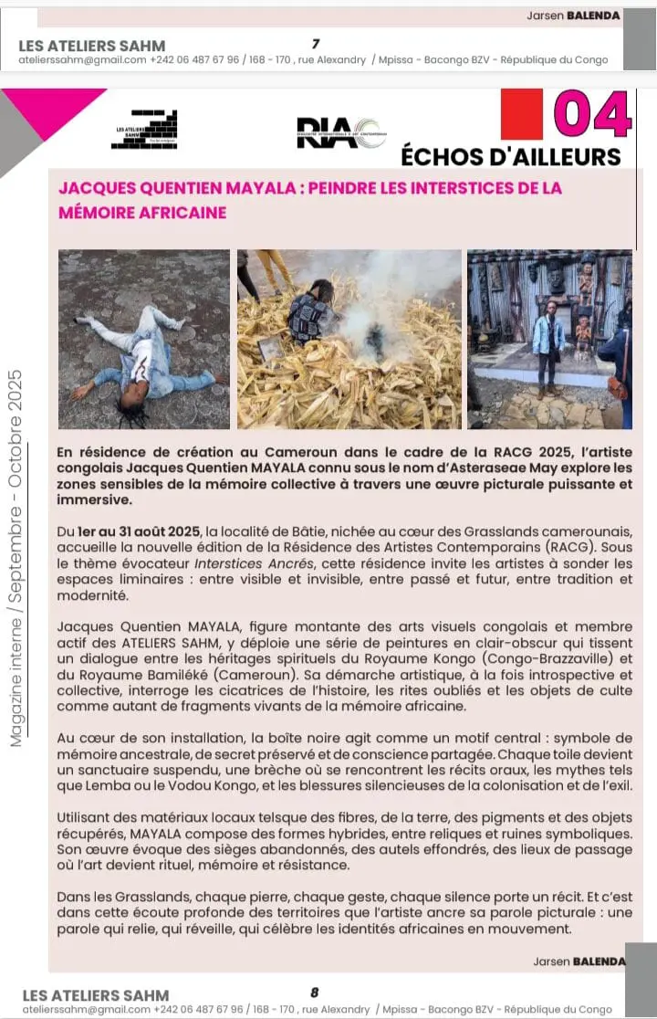 Coupure de presse_ÉCHOS D'AILLEURS_Asteraseae May