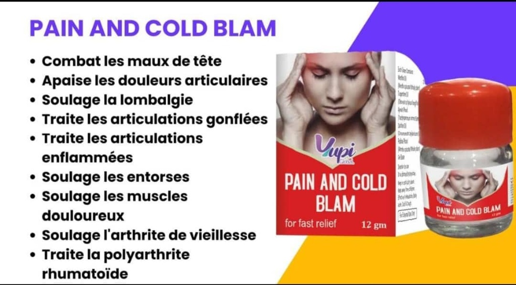 Baume Douleur & Rhume – Soulagement rapide et naturel