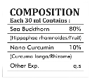 Jus d’Argousier Bio composition