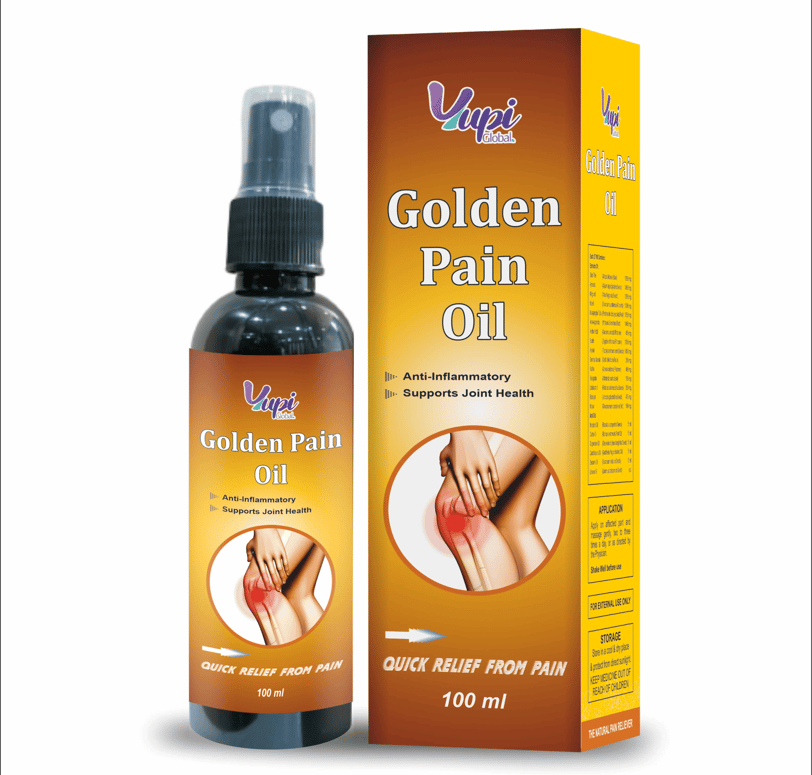 Golden Pain Oil : Huile antidouleur naturelle – Puissance ayurvédique & soulagement durable