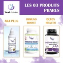 Pack bien-être Yupi Global : Detox Health, Alka Plus, Immuno Boost 